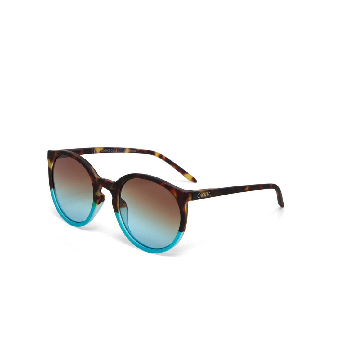 Load image into Gallery viewer, OKKIA Berlino Adult Sunglasses - Havana Blue