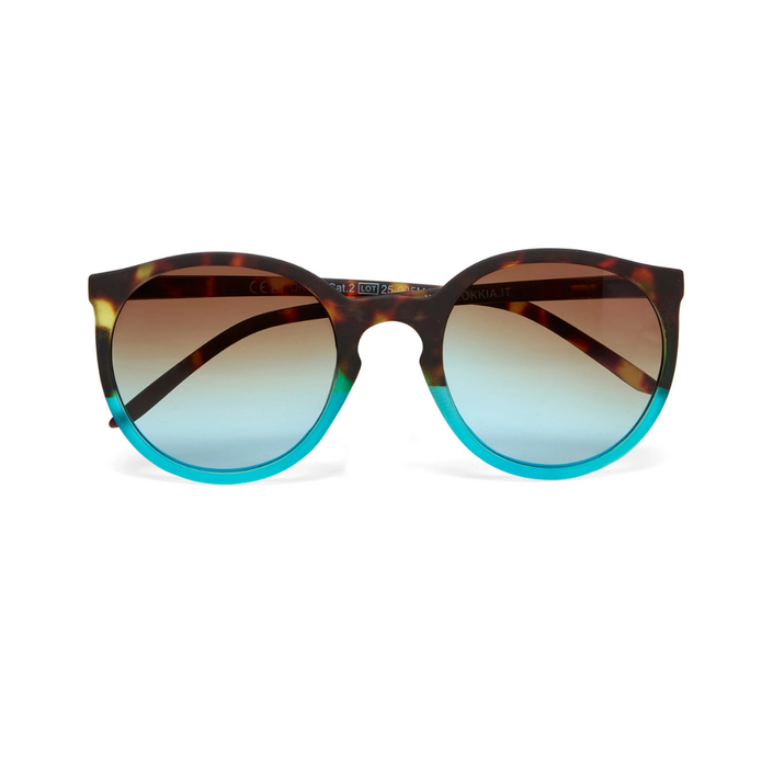 OKKIA Berlino Adult Sunglasses - Havana Blue