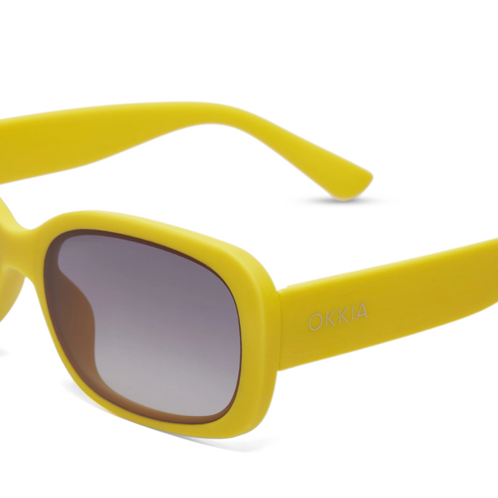 OKKIA Chiara Adult Sunglasses - Vibrant Yellow