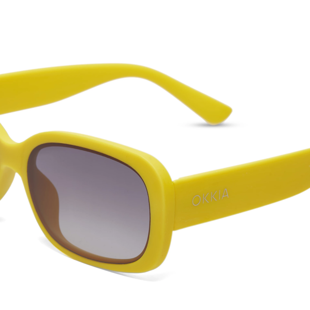 Load image into Gallery viewer, OKKIA Chiara Adult Sunglasses - Vibrant Yellow