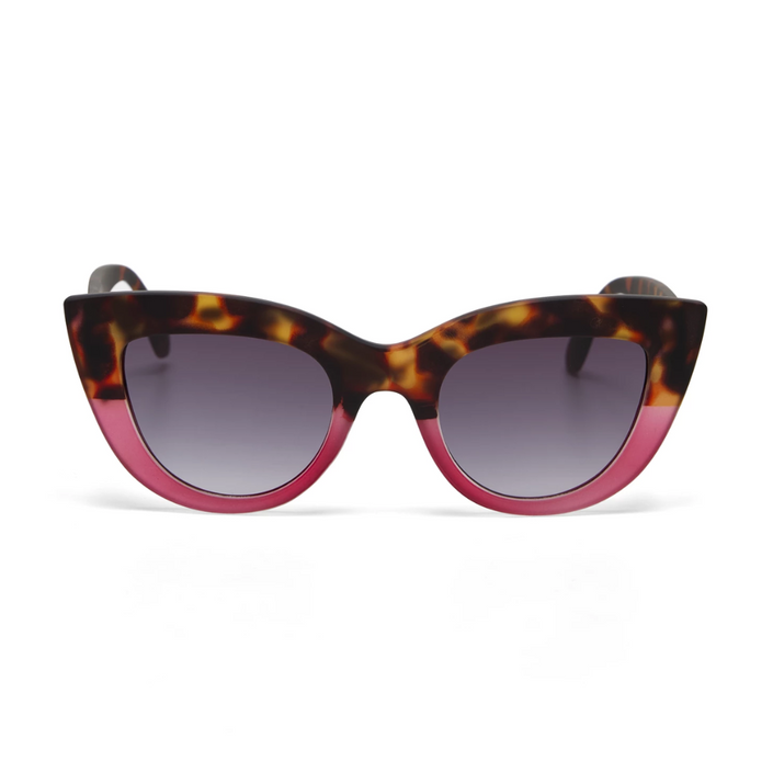 OKKIA Claudia Adult Sunglasses - Havana Pink