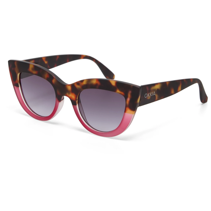 OKKIA Claudia Adult Sunglasses - Havana Pink