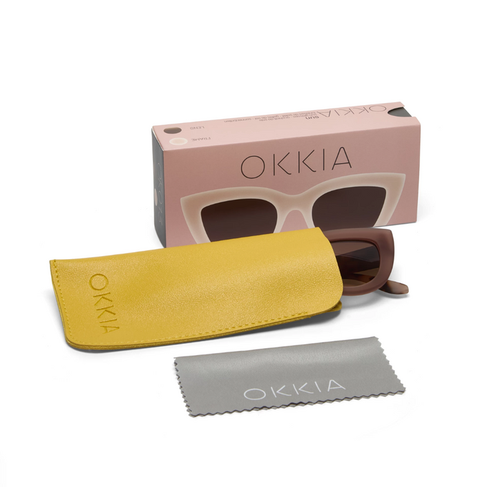 OKKIA Claudia Adult Sunglasses - Havana Pink