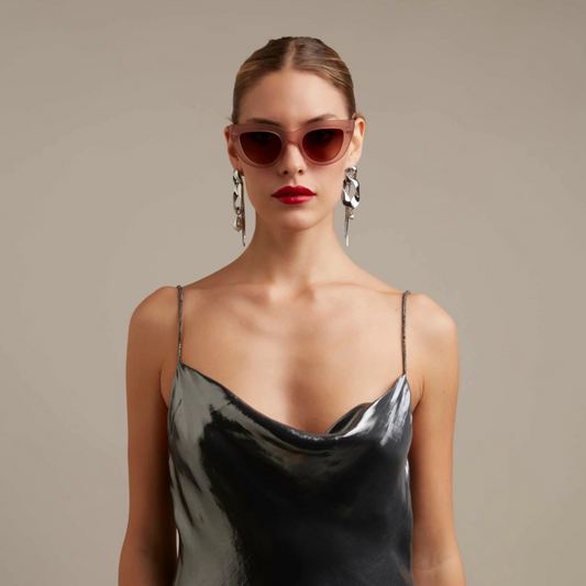 OKKIA Claudia Adult Sunglasses - Pink Havana