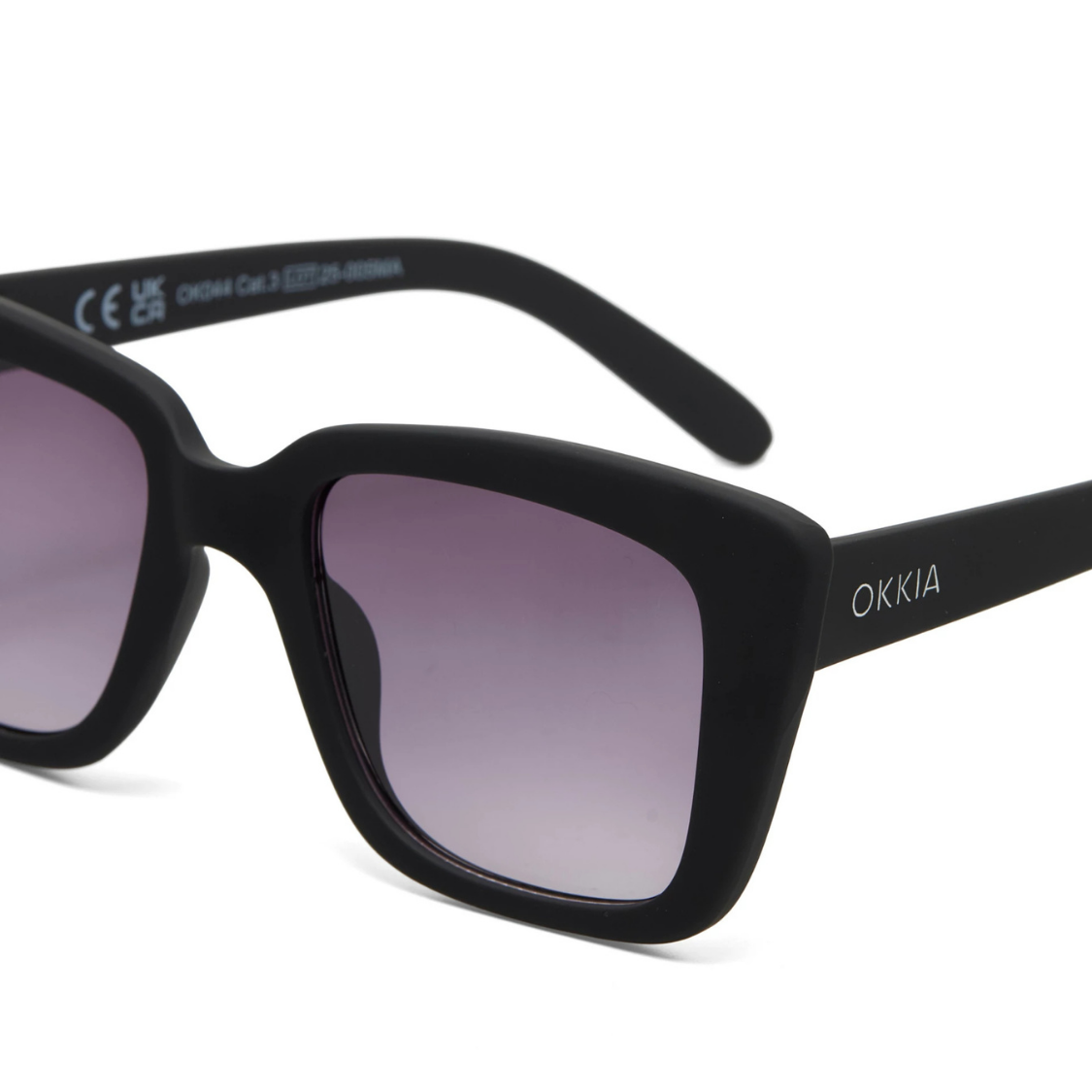 Load image into Gallery viewer, OKKIA Elba Adult Sunglasses - Black Gradient