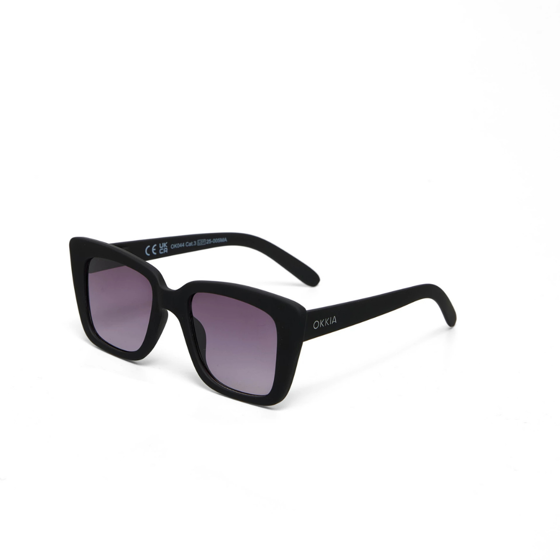Load image into Gallery viewer, OKKIA Elba Adult Sunglasses - Black Gradient