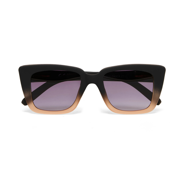 OKKIA Elba Adult Sunglasses - Black Shaded Rose
