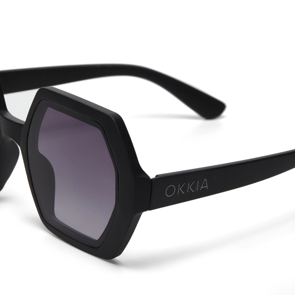 Load image into Gallery viewer, OKKIA Emma Adult Sunglasses - Black