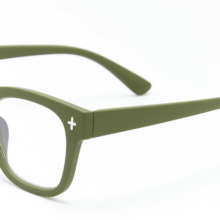 OKKIA Giovanni Adult Reading Glasses - Sage Green