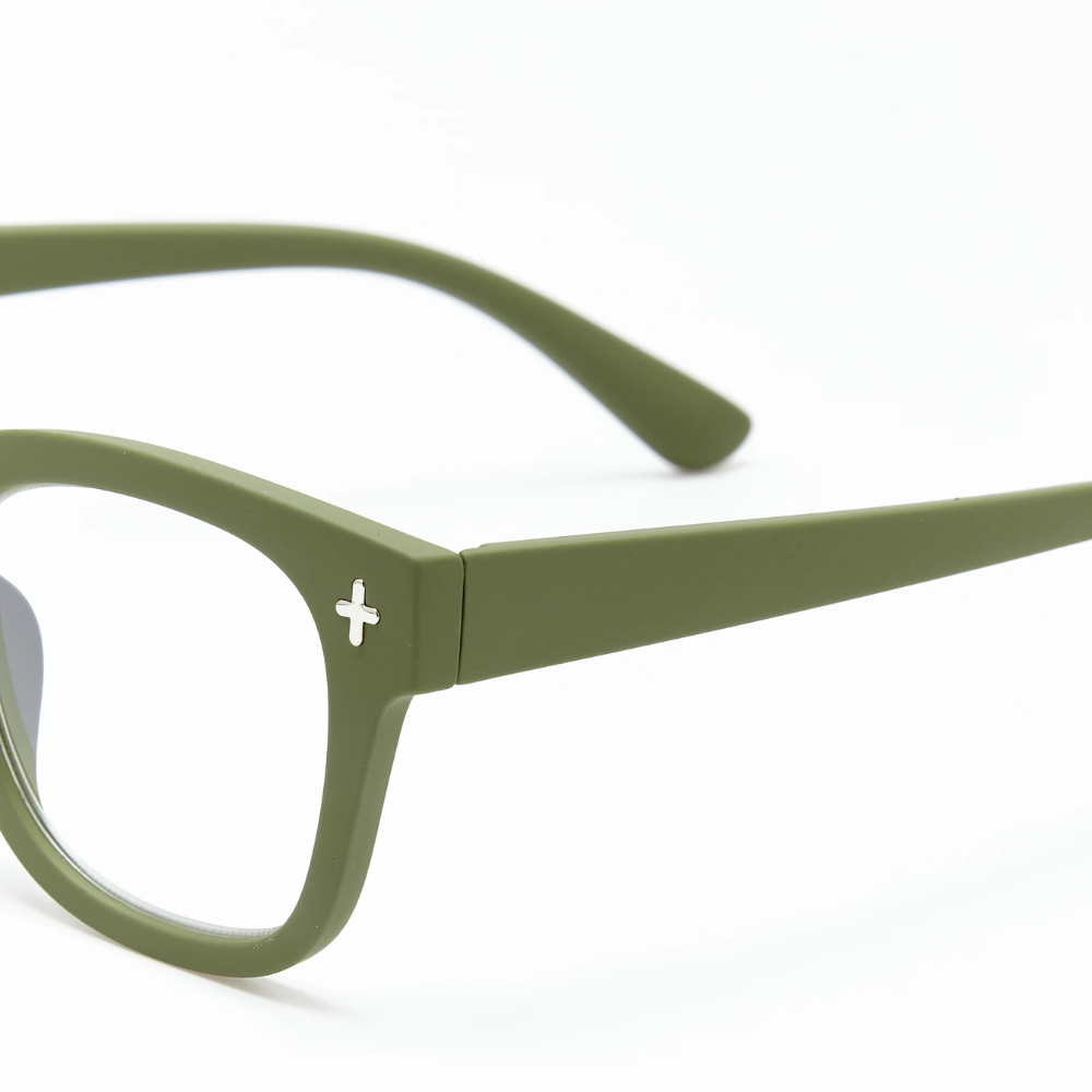 Load image into Gallery viewer, OKKIA Giovanni Adult Reading Glasses - Sage Green