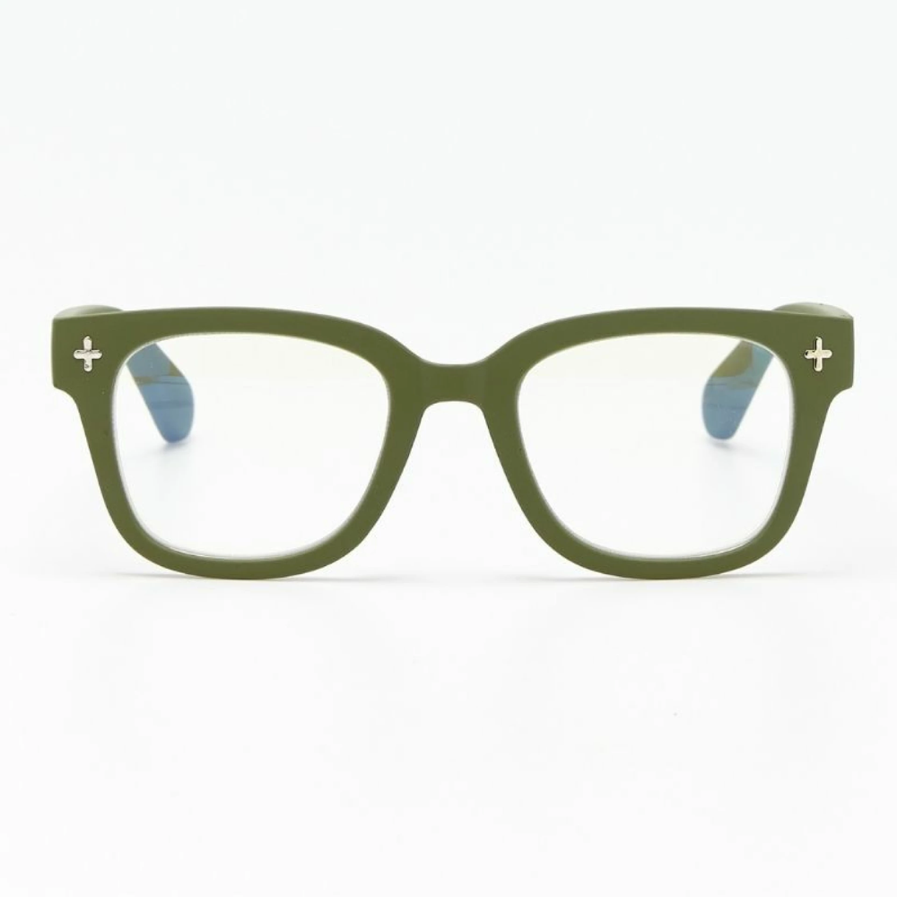 Load image into Gallery viewer, OKKIA Giovanni Adult Reading Glasses - Sage Green