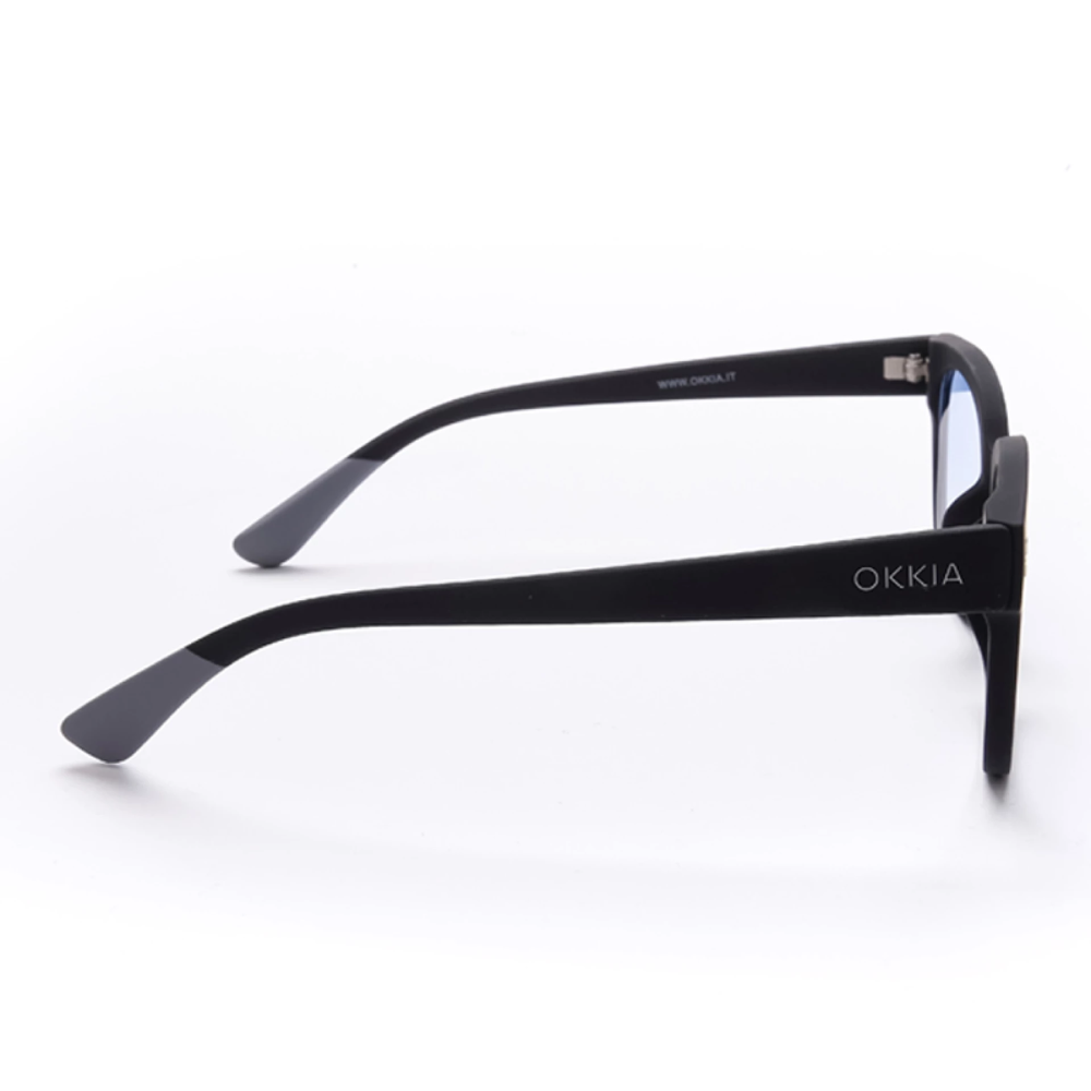 Load image into Gallery viewer, OKKIA Giovanni Adult Sunglasses - Black &amp; Grey