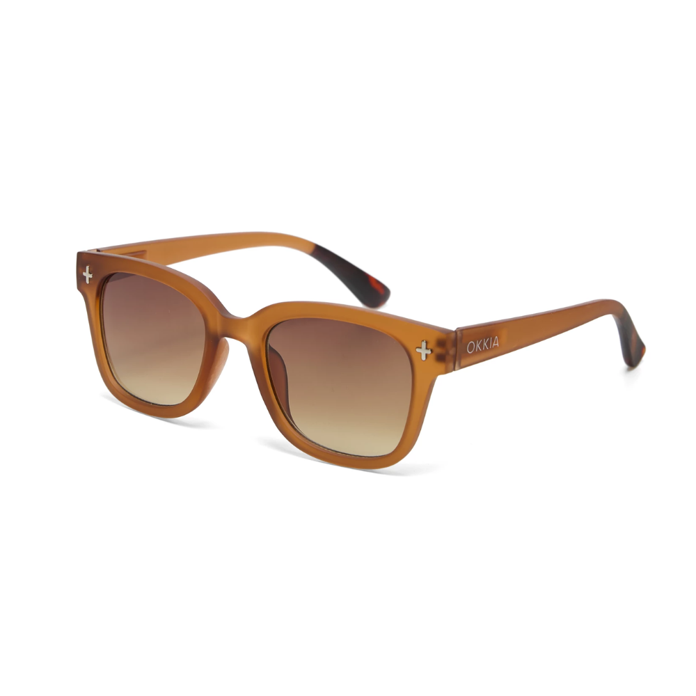 Load image into Gallery viewer, OKKIA Giovanni Adult Sunglasses - Brown