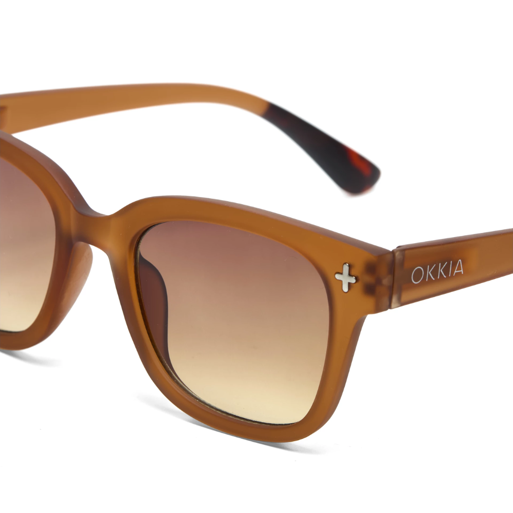 Load image into Gallery viewer, OKKIA Giovanni Adult Sunglasses - Brown