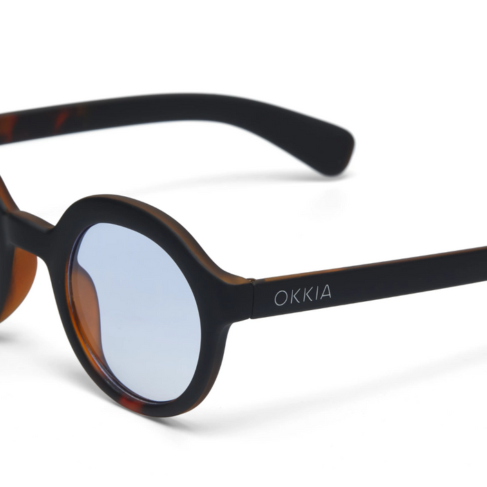 OKKIA Lauro Adult Sunglasses - Havana Black