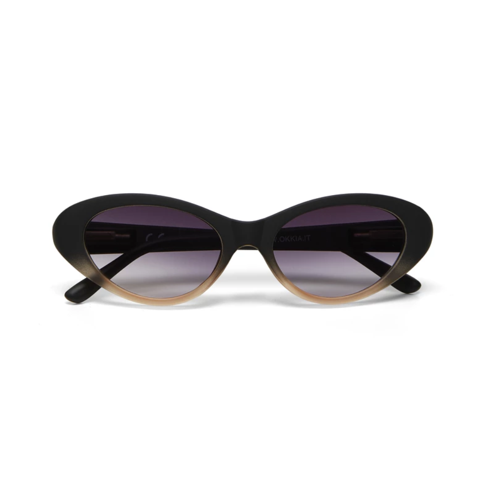 OKKIA Lina Adult Sunglasses - Black Shaded Rose