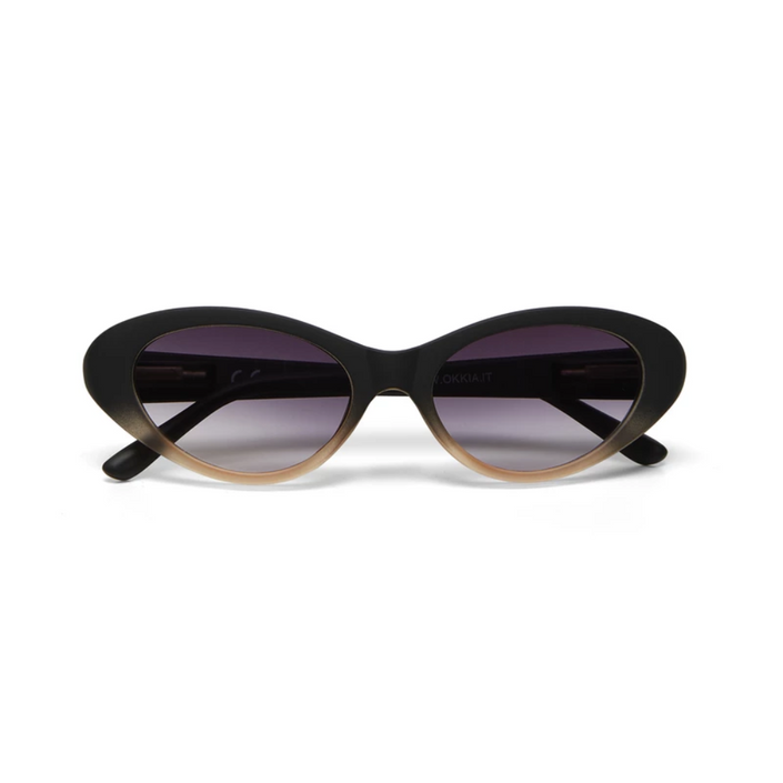 OKKIA Lina Adult Sunglasses - Black Shaded Rose