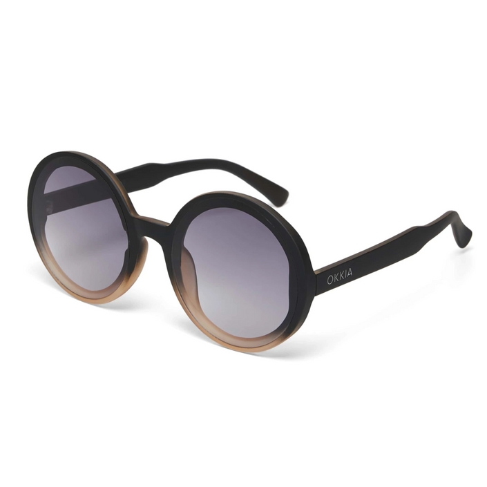 OKKIA Monica Adult Sunglasses - Black Shaded Rose