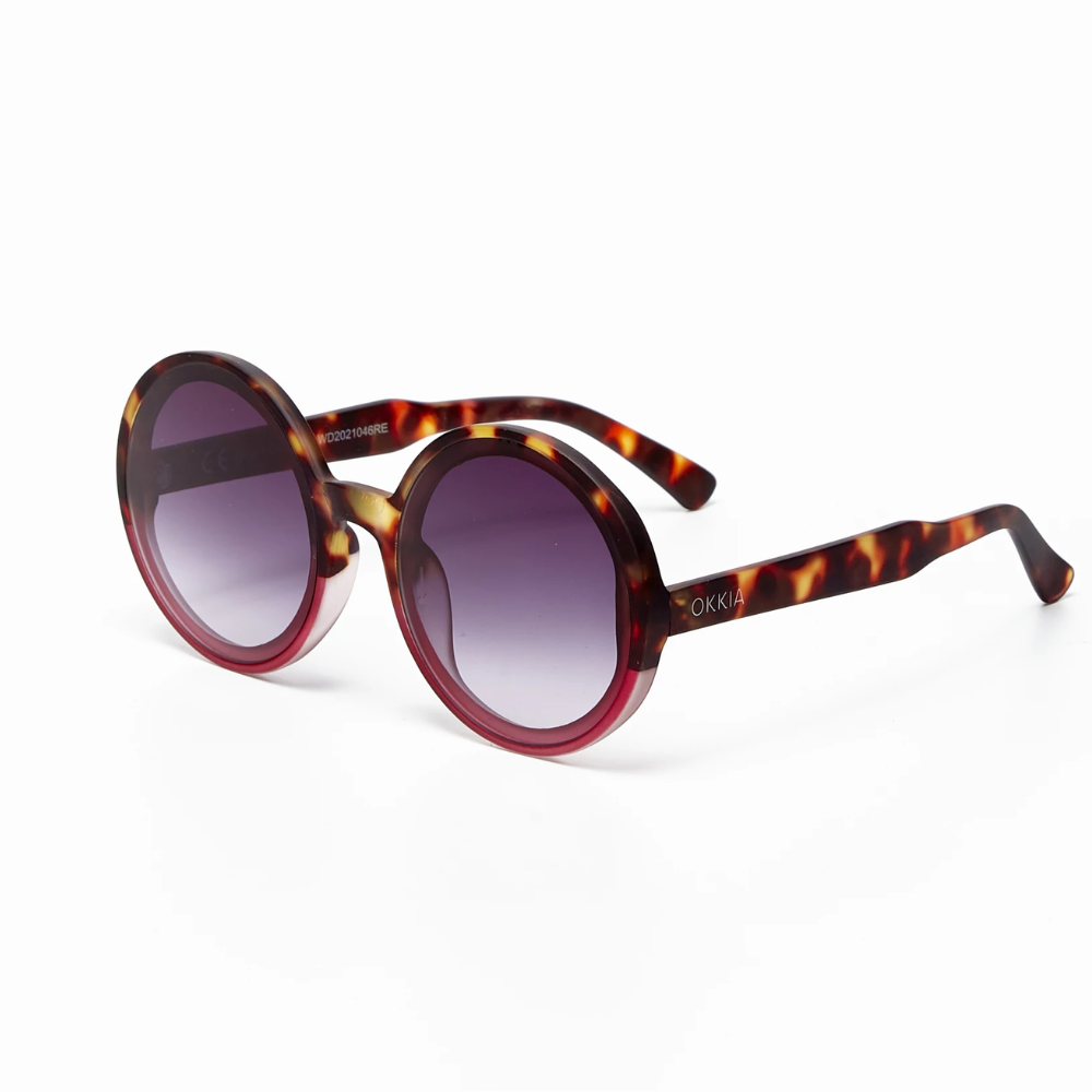 Load image into Gallery viewer, OKKIA Monica Adult Sunglasses - Havana Pink