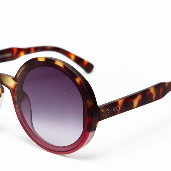 OKKIA Monica Adult Sunglasses - Havana Pink