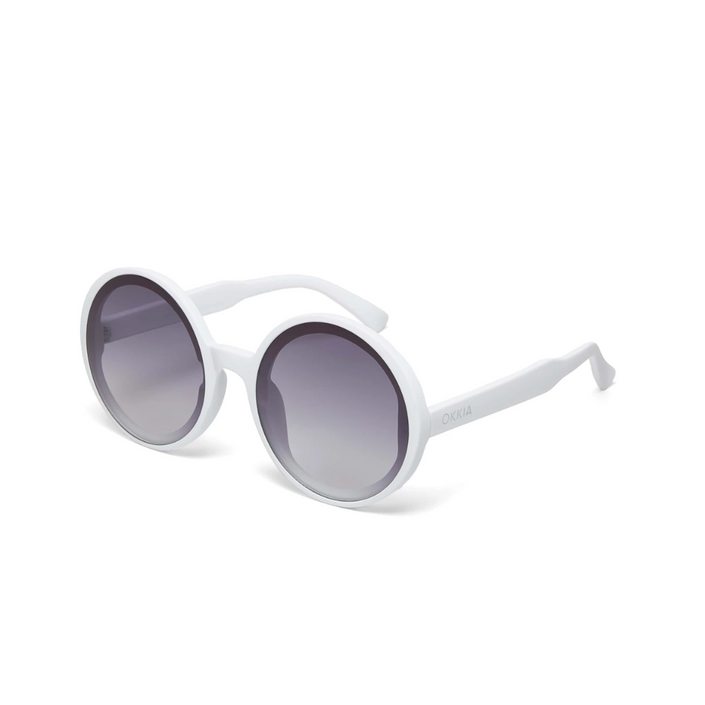 OKKIA Monica Adult Sunglasses - Optical White