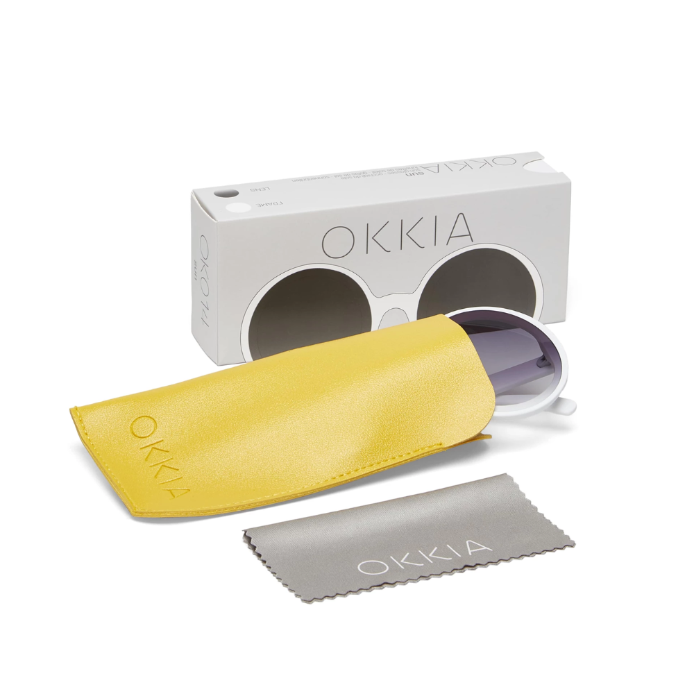 Load image into Gallery viewer, OKKIA Monica Adult Sunglasses - Optical White