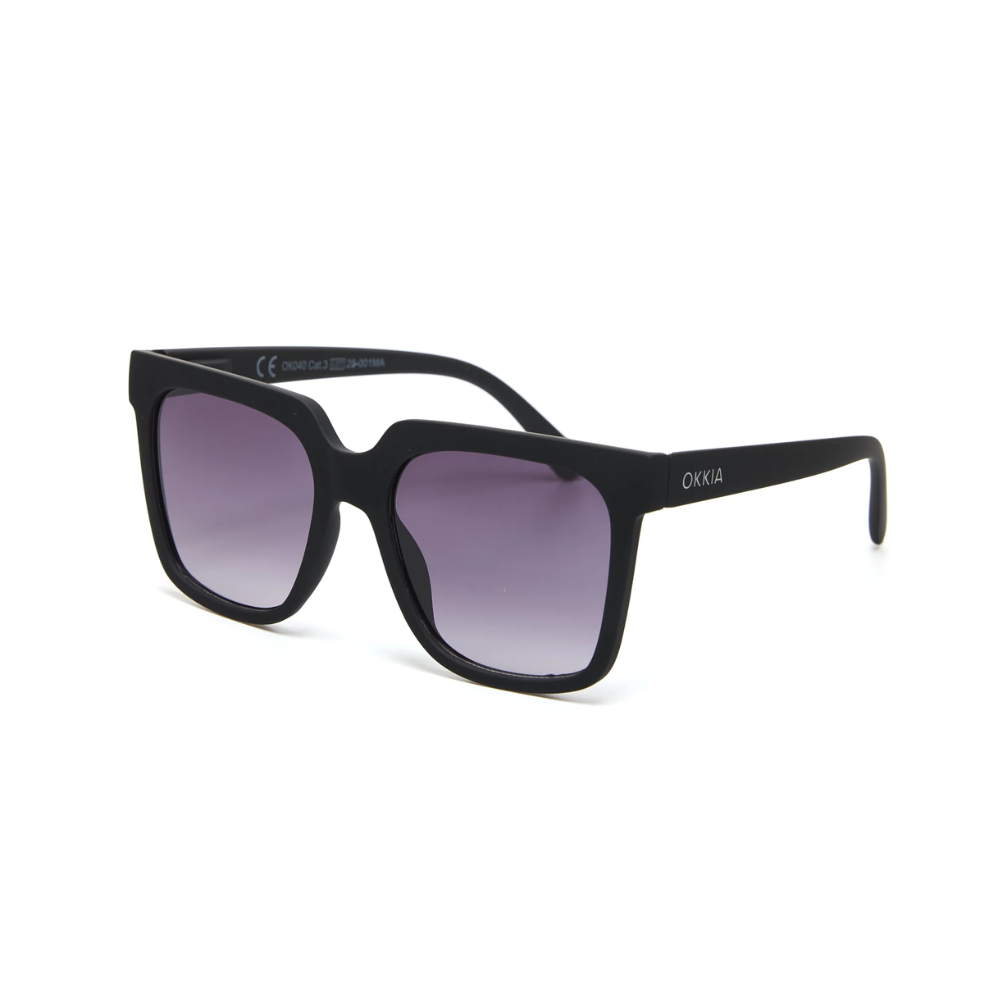 Load image into Gallery viewer, OKKIA Roma Adult Sunglasses - Black