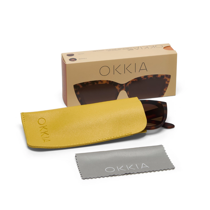 OKKIA Silvia Adult Sunglasses - Classic Havana