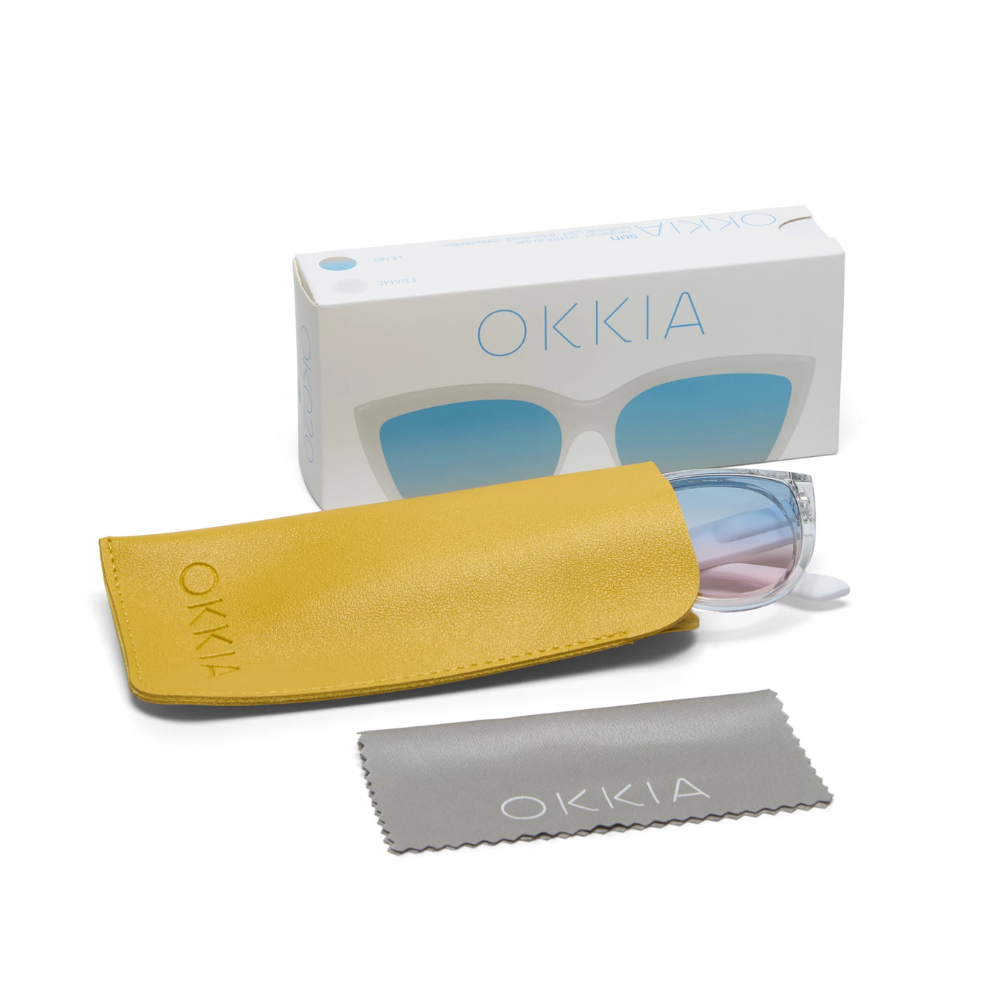 Load image into Gallery viewer, OKKIA Silvia Adult Sunglasses - Clear