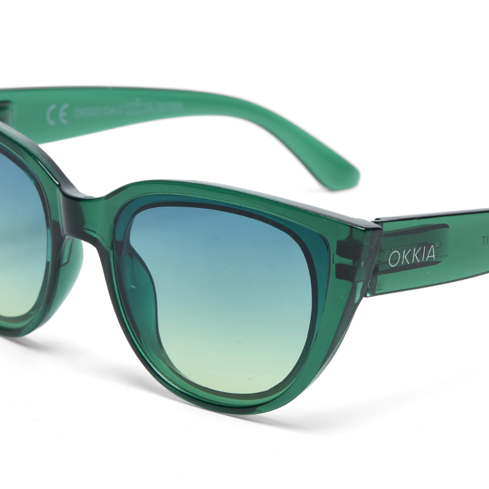 Load image into Gallery viewer, OKKIA Silvia Adult Sunglasses - Green