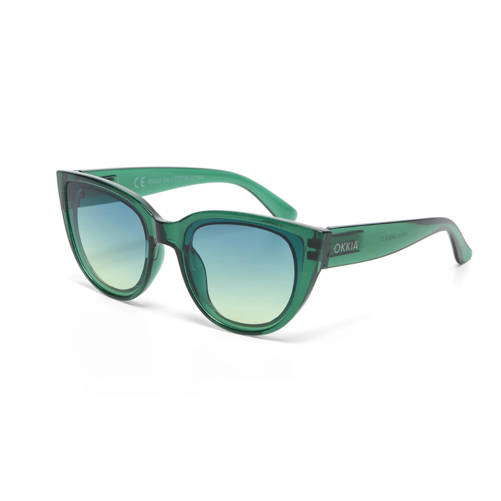 Load image into Gallery viewer, OKKIA Silvia Adult Sunglasses - Green