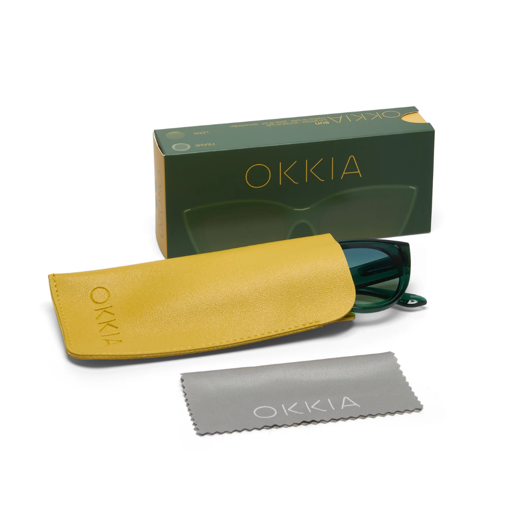 Load image into Gallery viewer, OKKIA Silvia Adult Sunglasses - Green