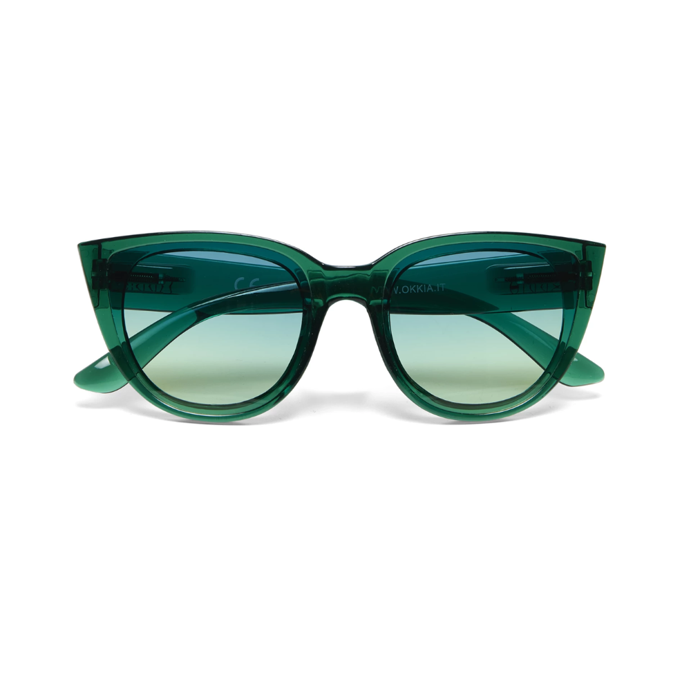 Load image into Gallery viewer, OKKIA Silvia Adult Sunglasses - Green