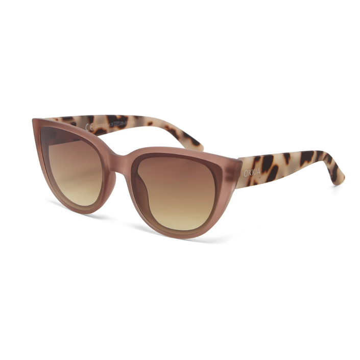 OKKIA Silvia Adult Sunglasses - Pink Havana