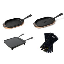 Load image into Gallery viewer, OONI Cast Iron Meat, Seafood &amp; Vegetable Cooking Bundle **CLEARANCE**