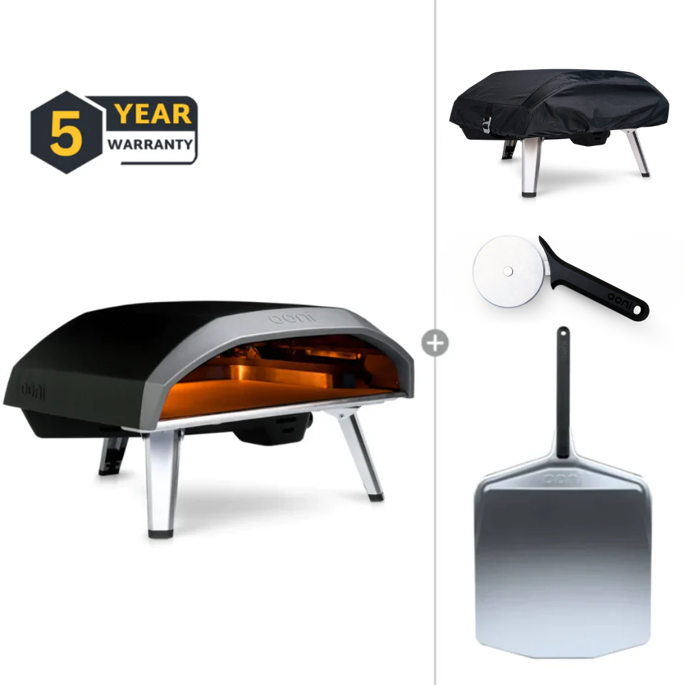 OONI Koda 16 Portable Gas Fired Outdoor Pizza Oven Peel & Cover Bundle **CLEARANCE**