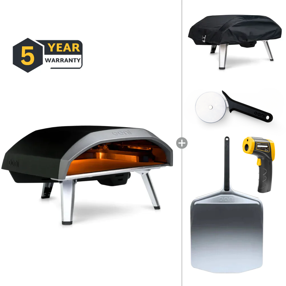 OONI Koda 16 Portable Gas Fired Outdoor Pizza Oven Starter Bundle **CLEARANCE**