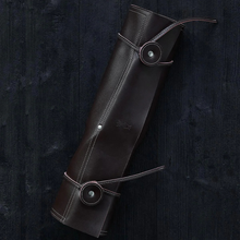 Load image into Gallery viewer, OPINEL 8-Slot Leather Chef Knife Carrier