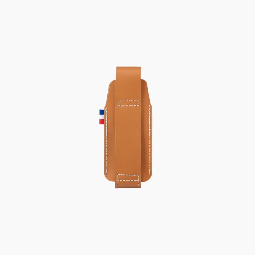 Load image into Gallery viewer, OPINEL Chic Leather Sheath w/ French Flag - Brown