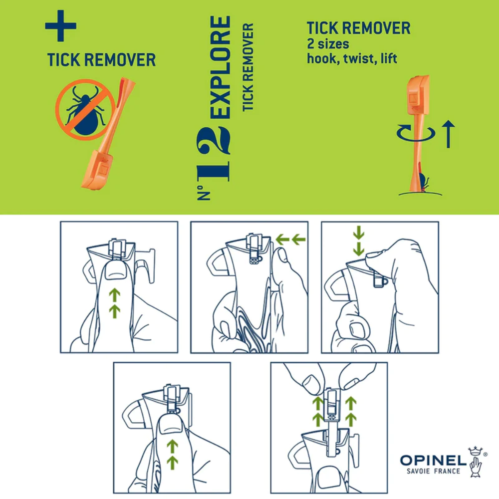 Load image into Gallery viewer, OPINEL Explore N°12 With Tick Remover - Orange