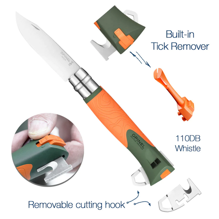 OPINEL Explore N°12 With Tick Remover - Green