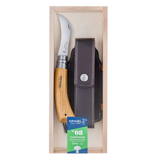 OPINEL Mushroom Knife Beech + Boar Bristles - Gift Boxed