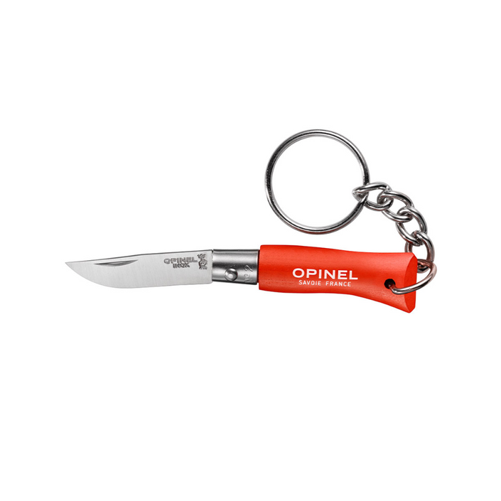 OPINEL N°02 Colorama Key Ring Folding Knife S/S - Orange