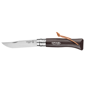 OPINEL N08 Colorama Trekking Folding Knife S/S - Black Brown