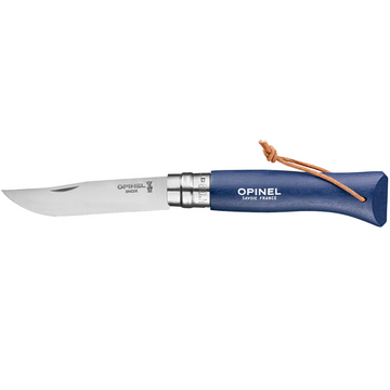 OPINEL N08 Colorama Trekking Folding Knife S/S - Dark Blue