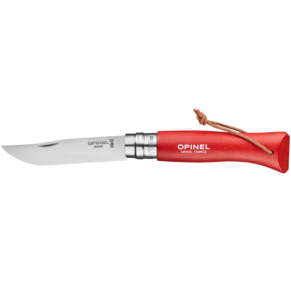 OPINEL N°08 Colorama Trekking Folding Knife S/S - Red