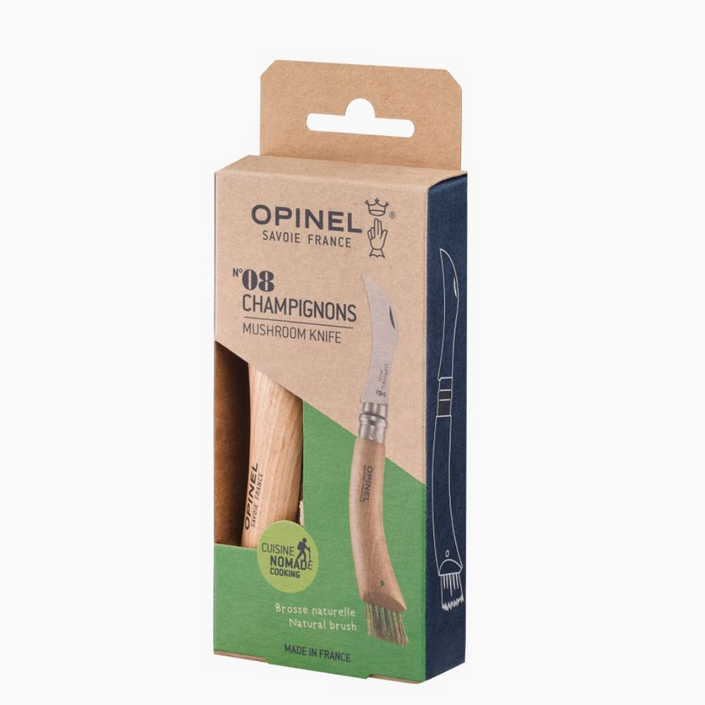 OPINEL N°08 Mushroom Knife S/S - Beechwood