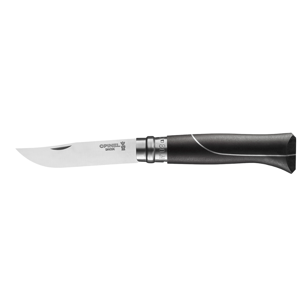OPINEL N°08 Traditional Folding Knife Ellipse S/S - Ebony