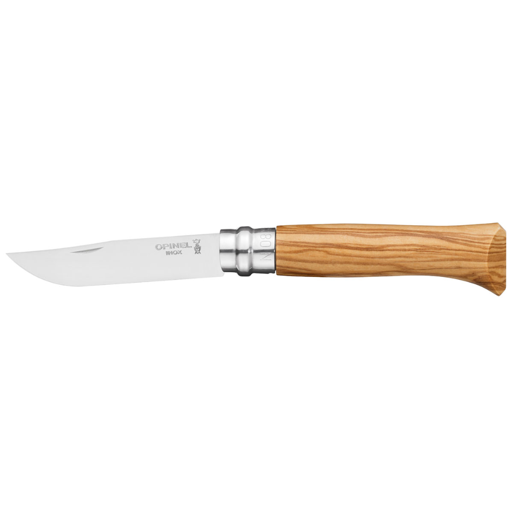 OPINEL N°08 Traditional Folding Knife S/S - Olive