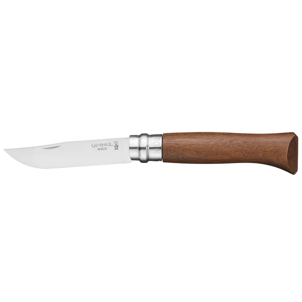 OPINEL N°08 Traditional Folding Knife S/S - Walnut